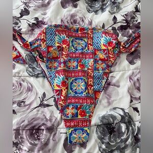 One piece bathing suit!